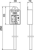 Descarregador de sobretensões para lâmpadas LED com 1 fase 230V
