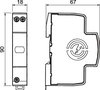 Surge arrester V10 Compact, 1-pole with NPE 255V