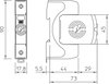 Descarregador combinado V50 1 polo 150V Poliamida