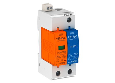 Descarregador combinado V50 1 polo + NPE com sinal remoto 280V