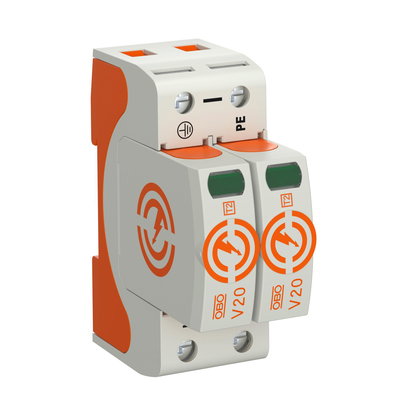 Descarregador sobretensões V20 2 polos 150V