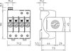 Descarregador sobretensões V20 3 polos com NPE + sinal remoto 280V