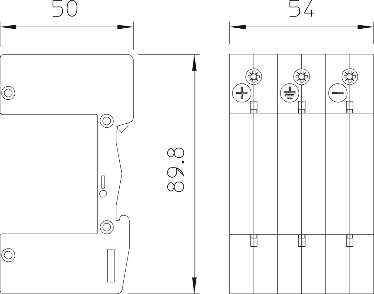 Base DST Fotovoltaico com circuito Y Y-PH – Imagem 2 de 3