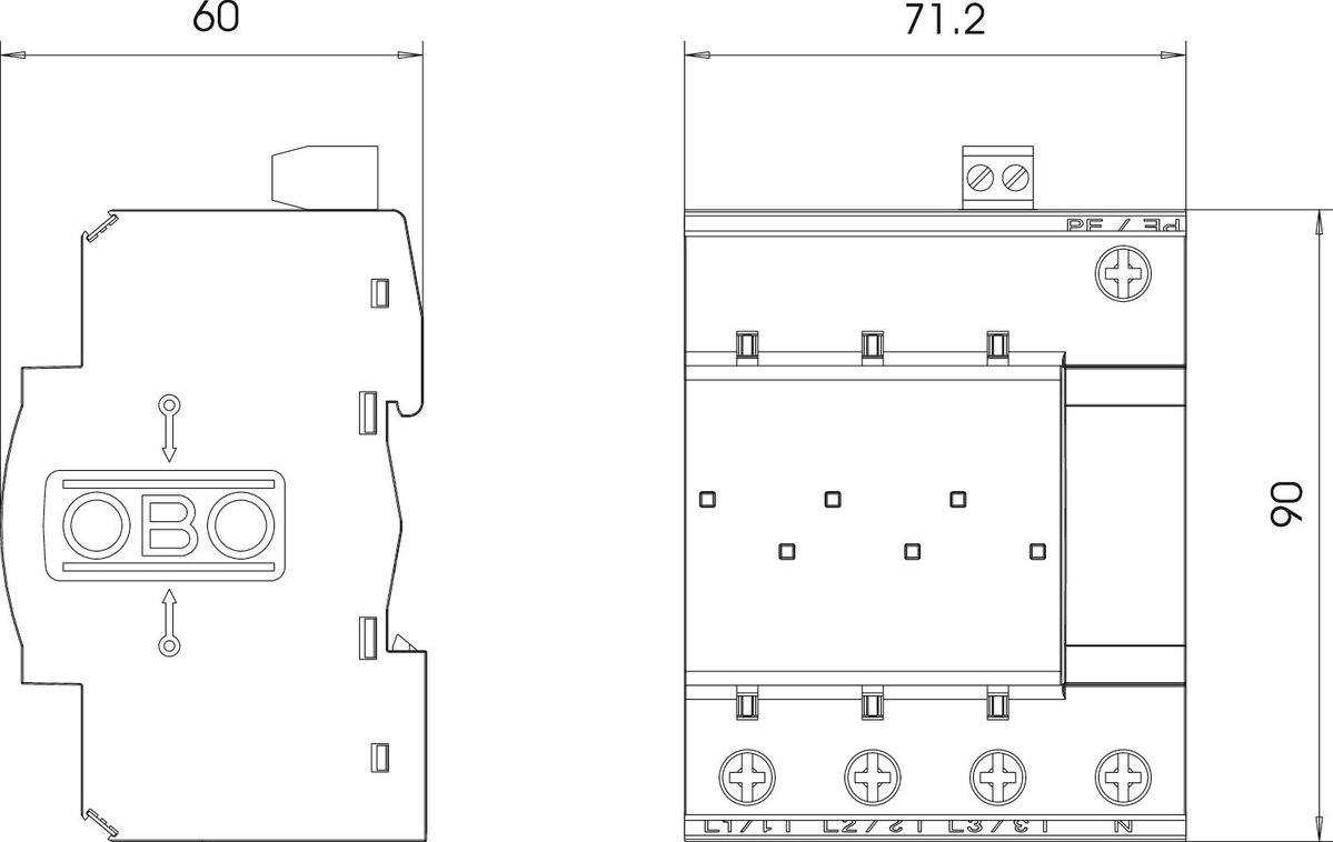 MultiBase MB50 3 polos + NPE com sinal remoto 3+NPE+FS – Imagem 2 de 3