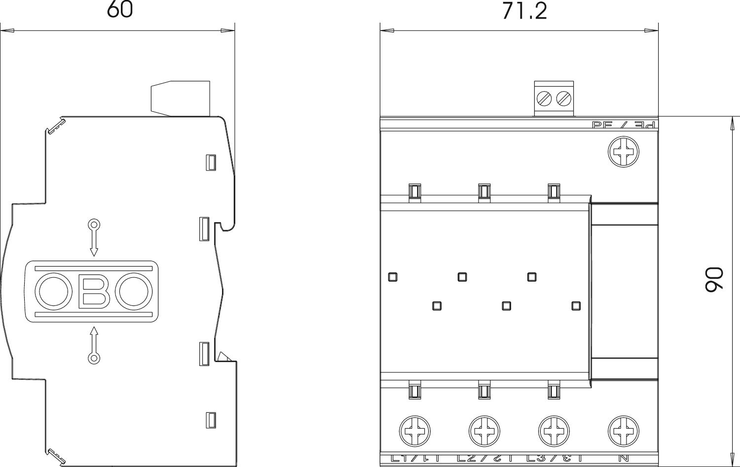 MultiBase MB50 3 polos + NPE com sinal remoto 3+NPE+FS – Imagem 2 de 3