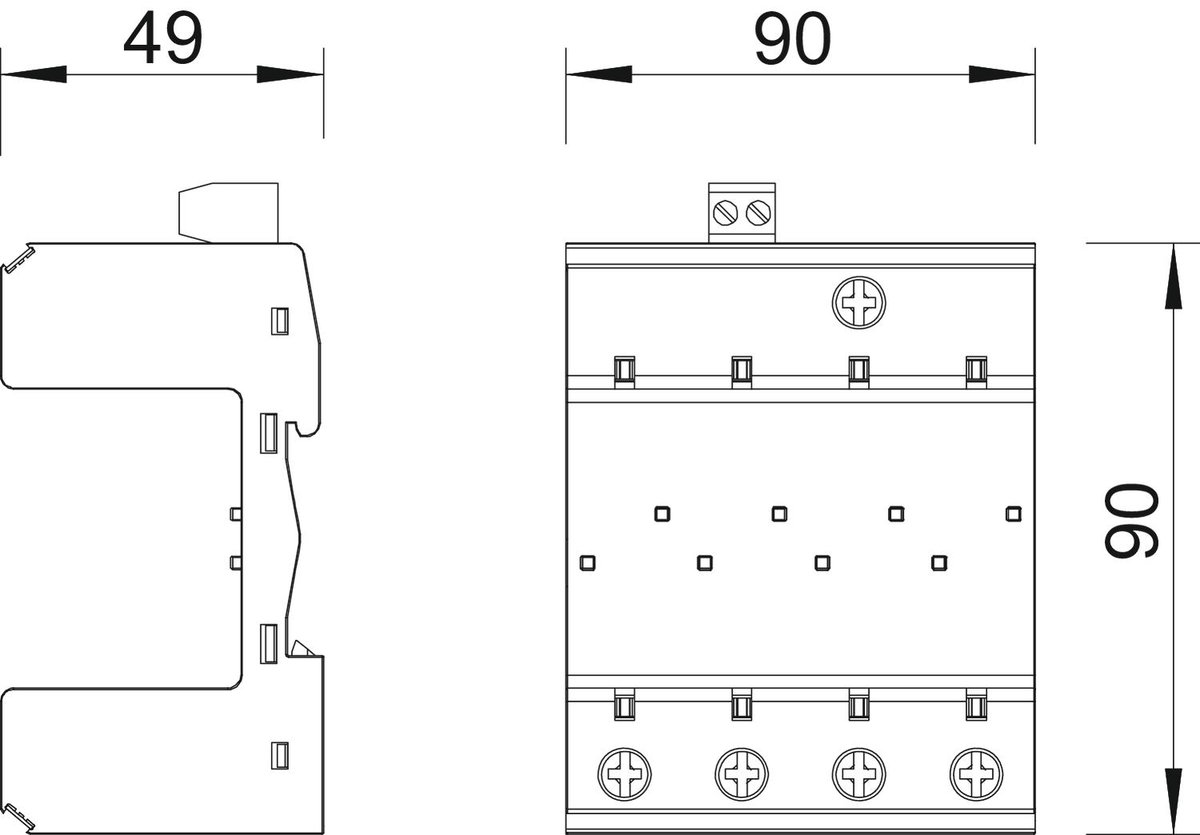 MultiBase 4 polos com sinal remoto 4-polig+FS – Imagem 2 de 3