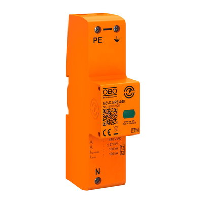 Descarregador N/PE 440V azul