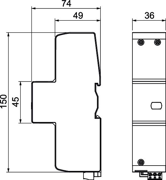 Descarregador N/PE 440V azul – Imagem 2 de 2