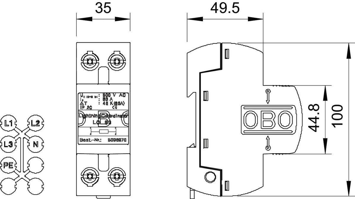Indutância Indutância de desacoplamento 500V – Imagem 2 de 3