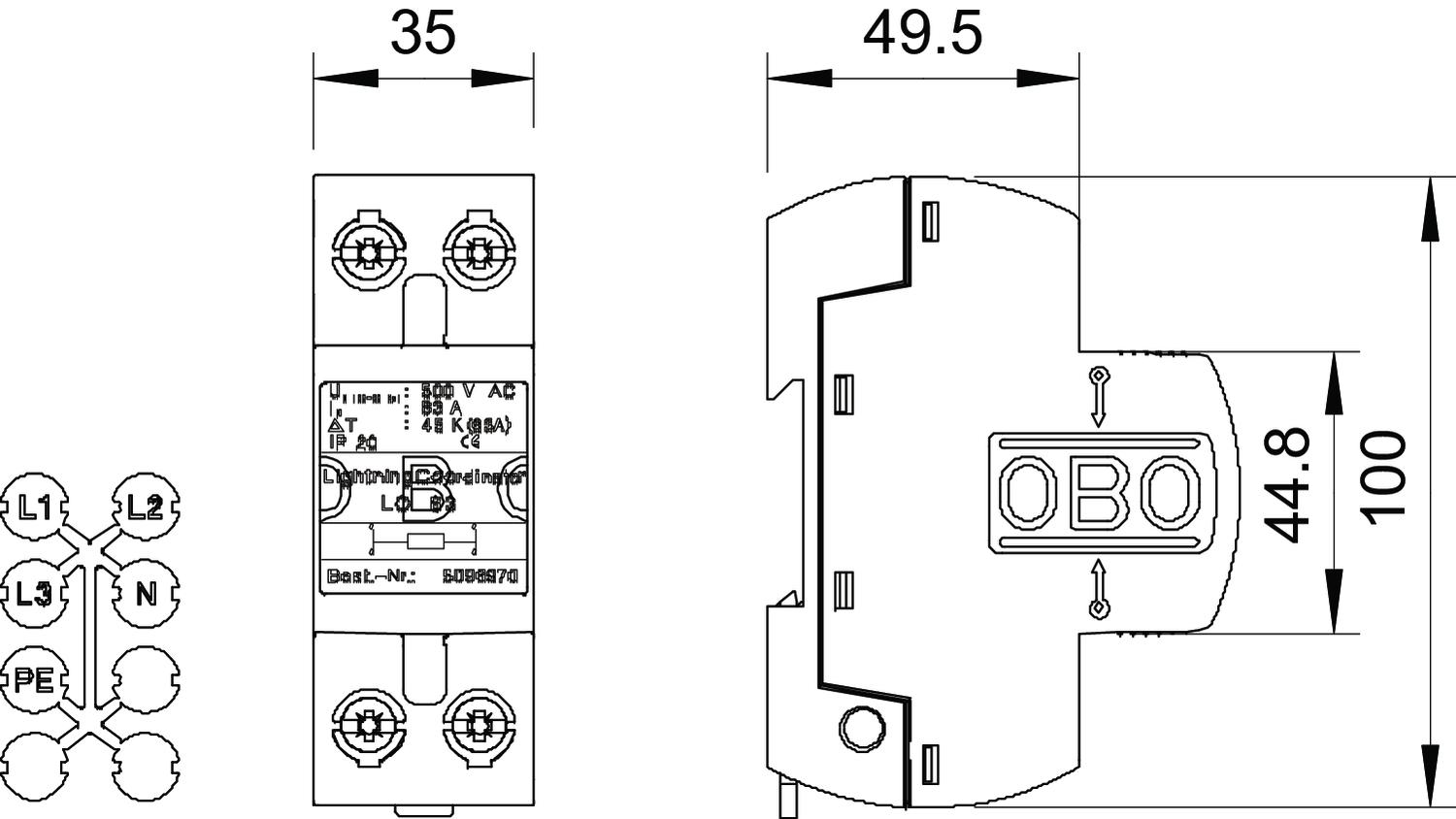 Indutância Indutância de desacoplamento 500V – Imagem 2 de 3