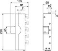 Descarregador de sobretensões 3 polos com NPE + sinal remoto 255V