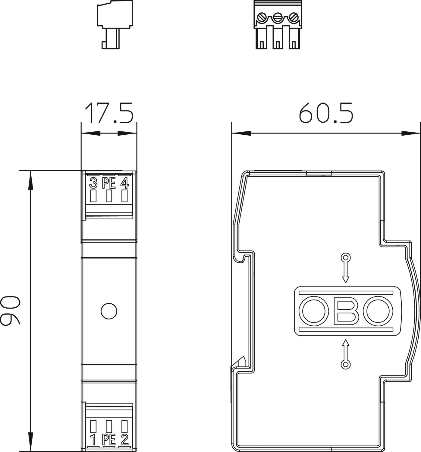 Dispositivo de proteção com Sinalização remota 48V AC – Imagem 2 de 3
