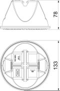 Abraçadeira de telhado para coberturas planas 8-10mm Poliamida/polietileno preto