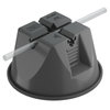 Abraçadeira de telhado para coberturas planas 8-10mm Poliamida/polietileno preto