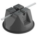 Abraçadeira de telhado para coberturas planas 8-10mm Poliamida/polietileno preto