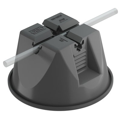 Abraçadeira de telhado para coberturas planas 8-10mm Poliamida/polietileno preto