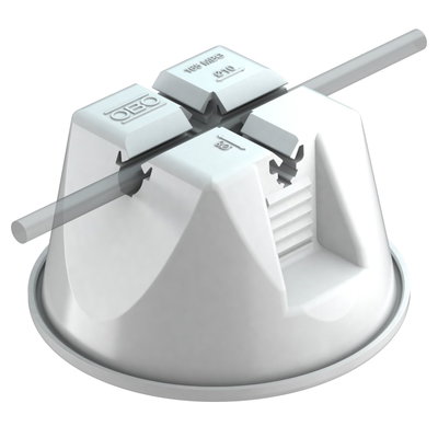 Abraçadeira de telhado para coberturas planas 8-10mm Poliamida/polietileno cinzento
