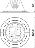 Abraçadeira de telhado para coberturas planas 8-10mm Polipropileno/Polietileno preto