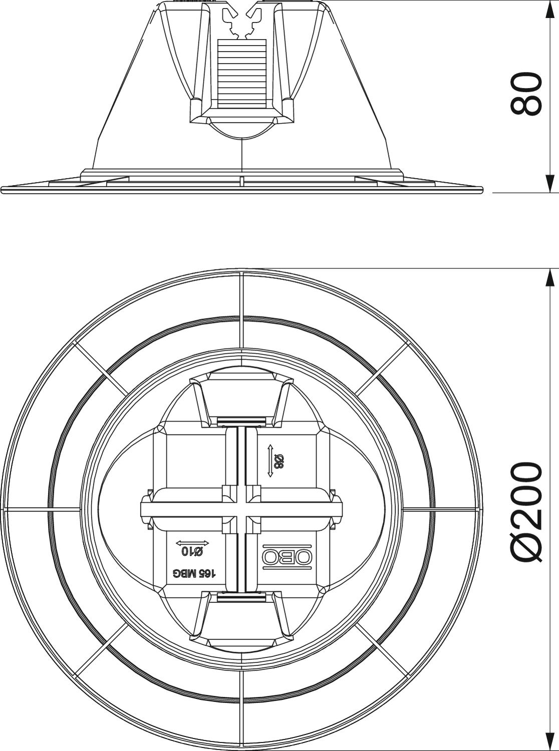 Abraçadeira de telhado para coberturas planas 8-10mm Polipropileno/Polietileno preto – Imagem 2 de 2