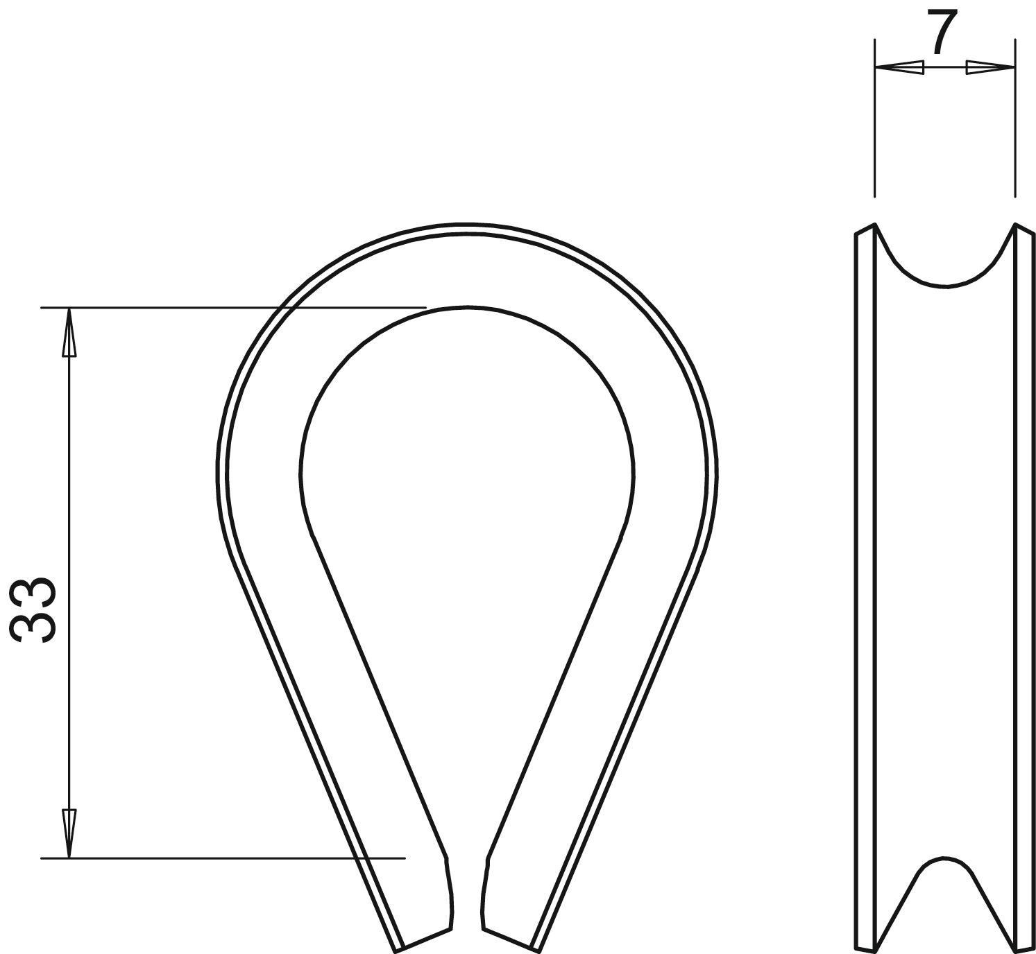 Olhal 6mm Aço eletrogalvanizado – Imagem 2 de 2