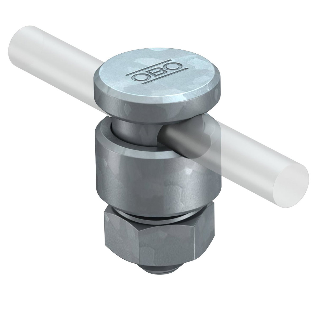 Conector para cabo de terras 8-10mm Aço Galvanizado por imersão a quente após maquinação