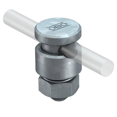 Conector para cabo de terras 8-10mm Aço Galvanizado por imersão a quente após maquinação