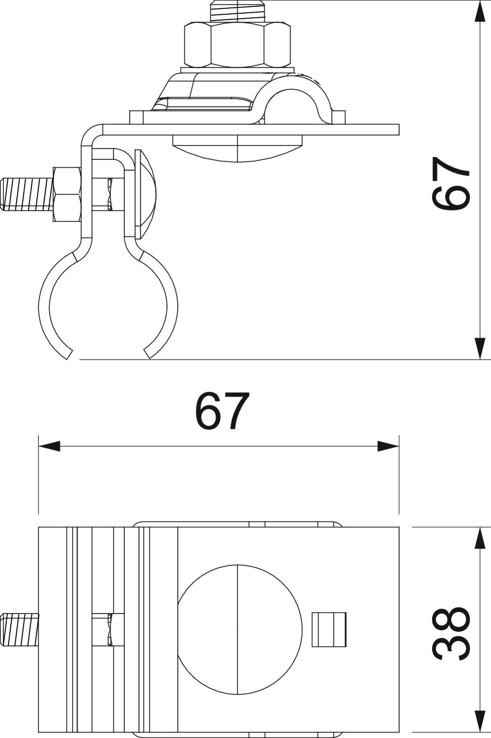 Ligador para telhados costura redonda 8-10mm Aço inoxidável, livre de ferrugem A2 1.4301 – Imagem 2 de 3