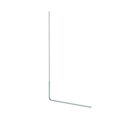 Tubular interception rod angled 2000 Alumínio
