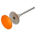 Ponto fixo de terra com haste e rosca dupla M10/M12 Aço inoxidável A4 1.4404