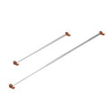 Distance gauge for flat roof system 1570x127x67 Alumínio polido
