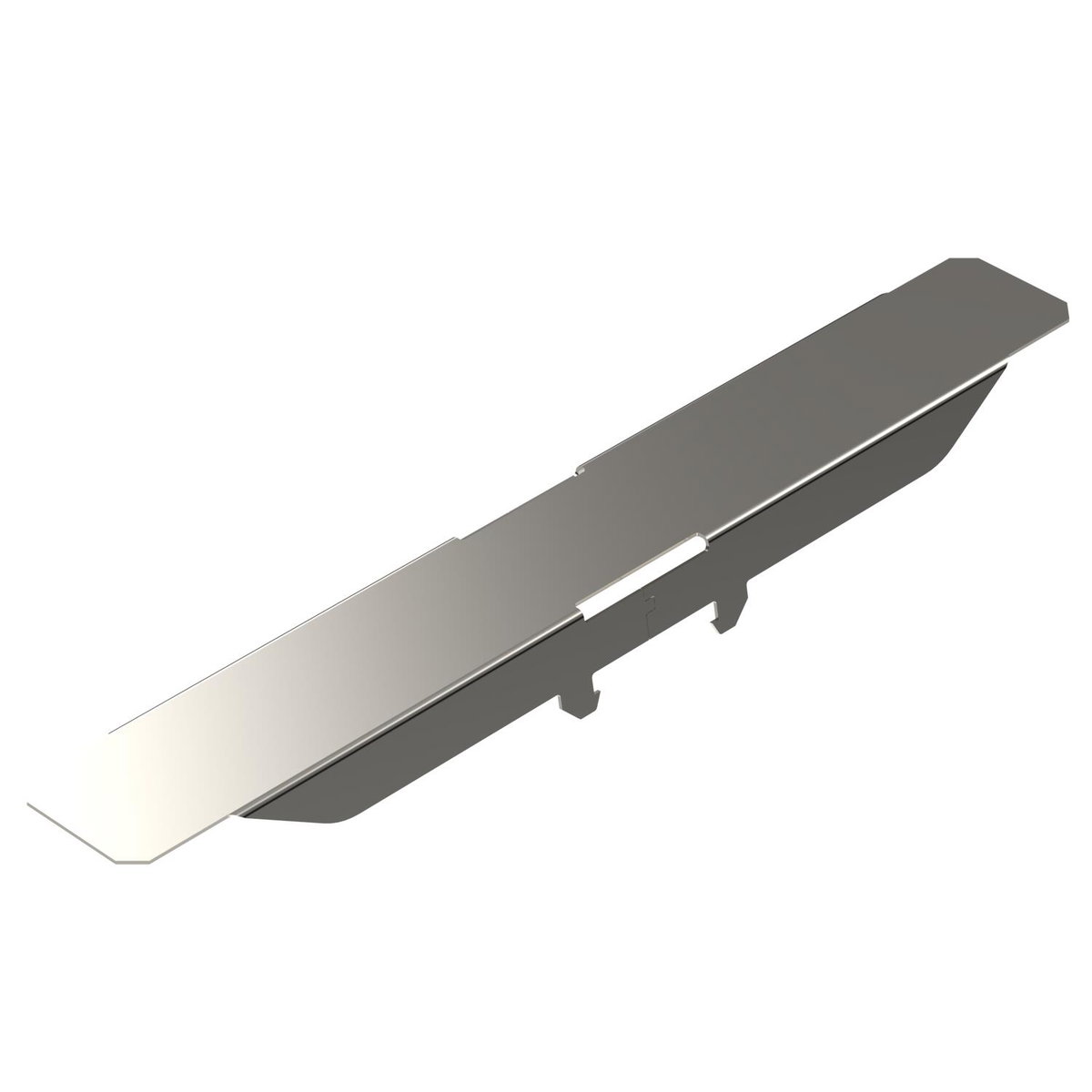 Ballast support plate for flat roof system 304x51x25,5 Aço Galvanização continua zinco/alumínio, Double Dip zinco