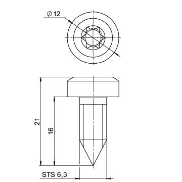 Self-tapping screw Windbreak WSB 2200 AD 12x20,6 Aço inoxidável, livre de ferrugem aço inoxidável – Imagem 2 de 2