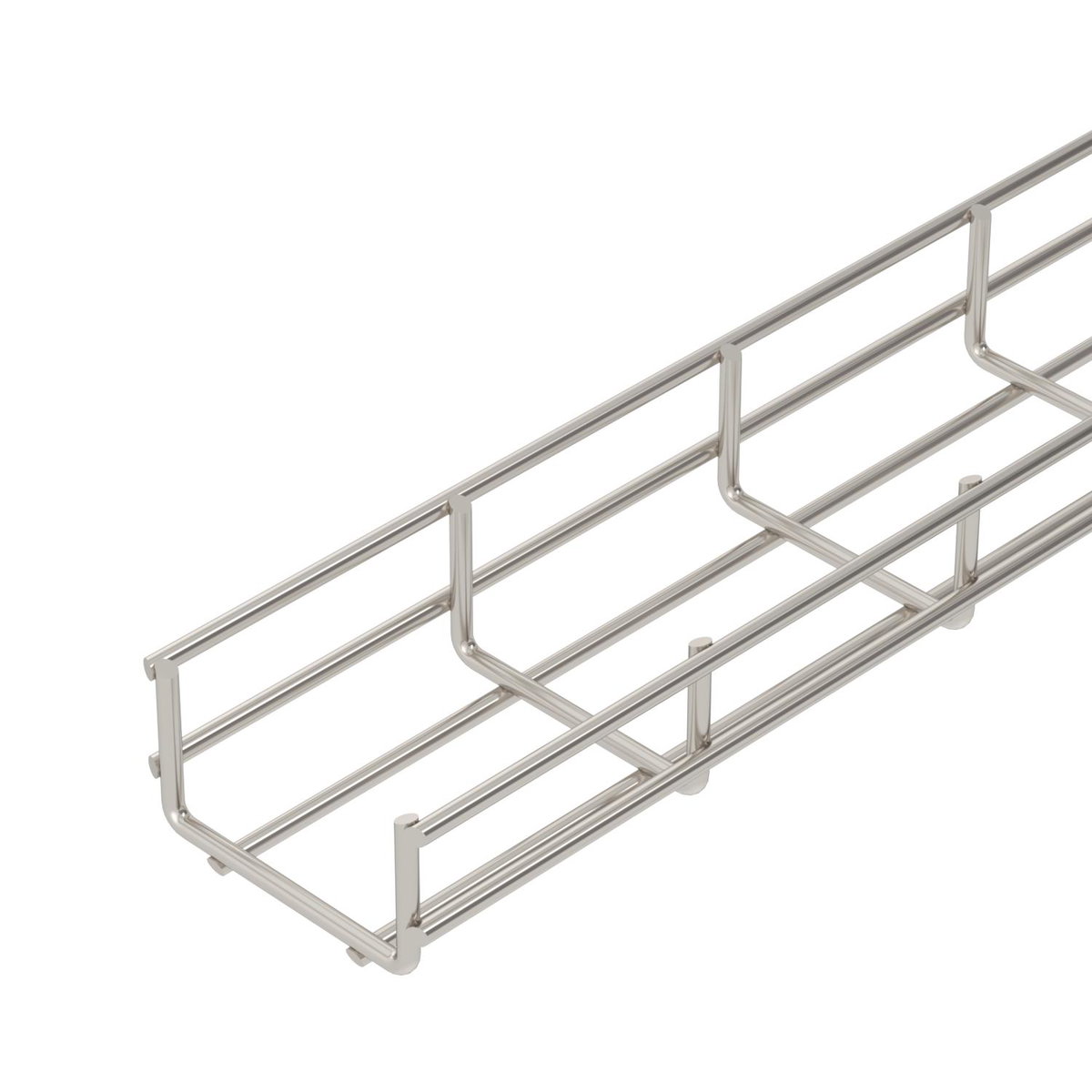 C.cabos varão grandes vãos SGR 55x100x3000 Aço inoxidável, livre de ferrugem A2 1.4301 brilhante, pós-tratamento aço inoxidável