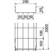 Caminho de cabos em varão GRM 55x200x3000 Aço Galvanizado por imersão a quente após maquinação zinco