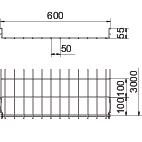 Caminho de cabos em varão GRM 55x600x3000 Aço Galvanizado por imersão a quente após maquinação zinco – Imagem 2 de 3
