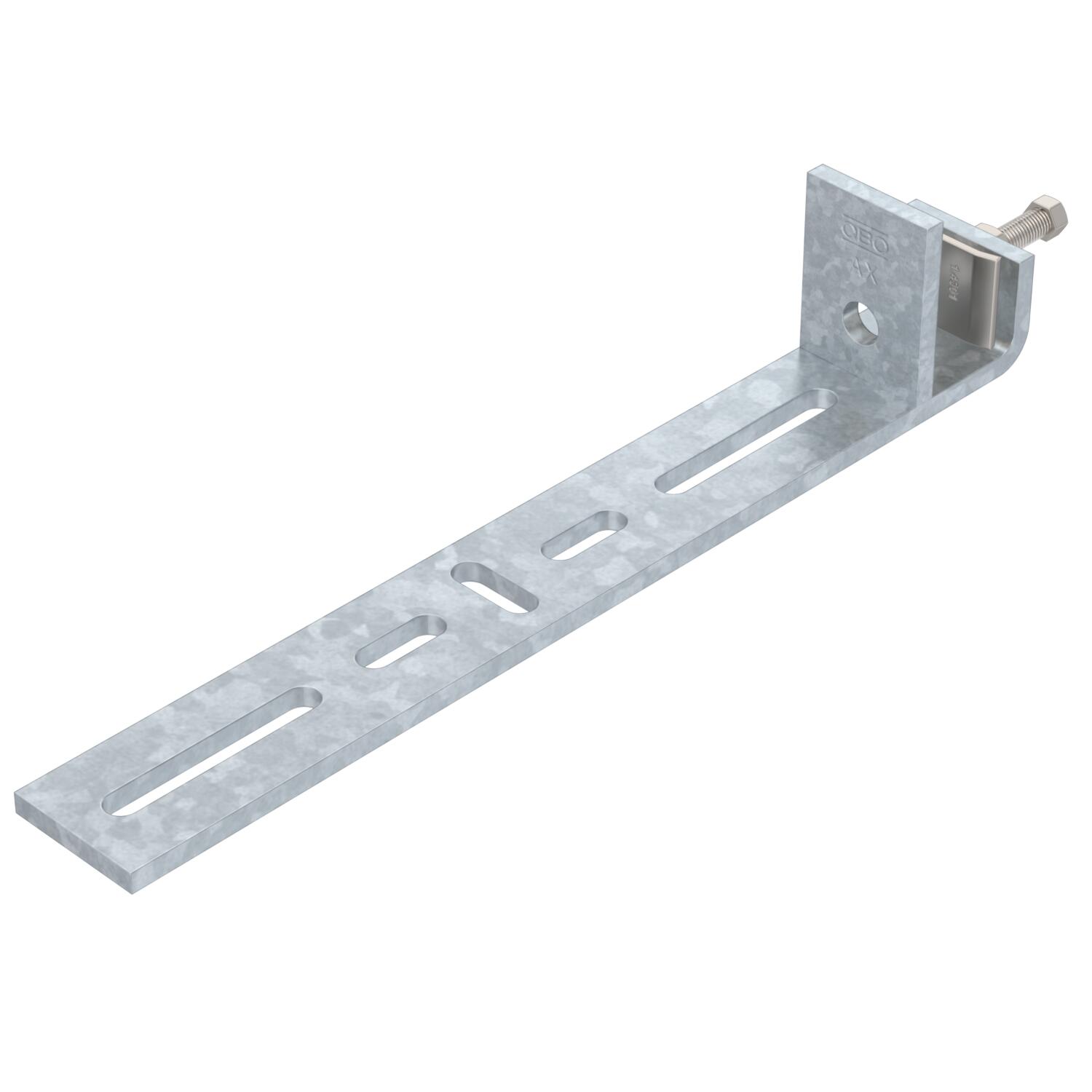 Clamping piece for vertical application 304x58x40 Aço Galvanizado por imersão a quente após maquinação zinco