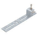 Clamping piece for horizontal application 268x44x40 Aço Galvanizado por imersão a quente após maquinação zinco
