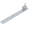 Clamping piece for horizontal application 368x44x40 Aço Galvanizado por imersão a quente após maquinação zinco