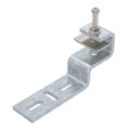 Clamping piece for exterior of steel girder 153x74x40 Aço Galvanizado por imersão a quente após maquinação zinco