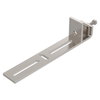 Clamping piece for vertical application 254x58x40 Aço inoxidável, livre de ferrugem A2 1.4301 brilhante, pós-tratamento aço inoxidável