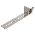 Clamping piece for vertical application 254x58x40 Aço inoxidável, livre de ferrugem A2 1.4301 brilhante, pós-tratamento aço inoxidável