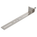 Clamping piece for vertical application 354x58x40 Aço inoxidável, livre de ferrugem A2 1.4301 brilhante, pós-tratamento aço inoxidável