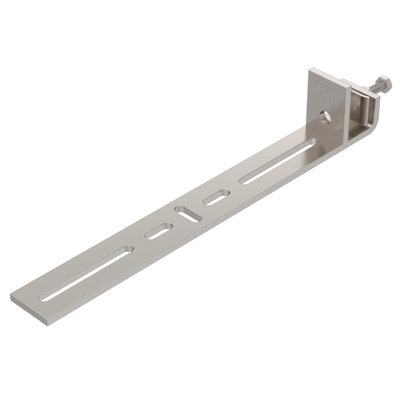 Clamping piece for vertical application 354x58x40 Aço inoxidável, livre de ferrugem A2 1.4301 brilhante, pós-tratamento aço inoxidável