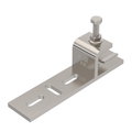 Clamping piece for horizontal application 168x44x40 Aço inoxidável, livre de ferrugem A2 1.4301 brilhante, pós-tratamento aço inoxidável