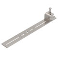 Clamping piece for horizontal application 368x44x40 Aço inoxidável, livre de ferrugem A2 1.4301 brilhante, pós-tratamento aço inoxidável