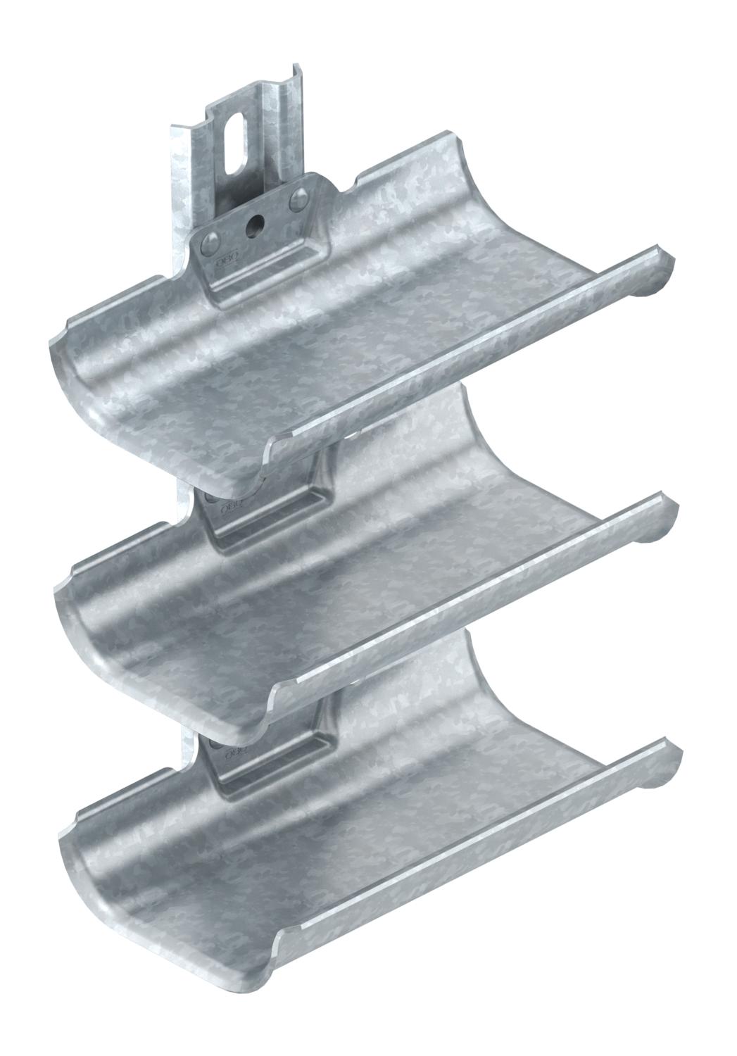 Calha de condução de cabos tripla 300x200x123 Aço Galvanizado por imersão a quente após maquinação zinco