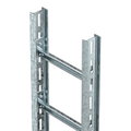 Escada vertical Distância entre degraus 300mm 400x3000mm Aço Galvanizado por imersão a quente após maquinação zinco