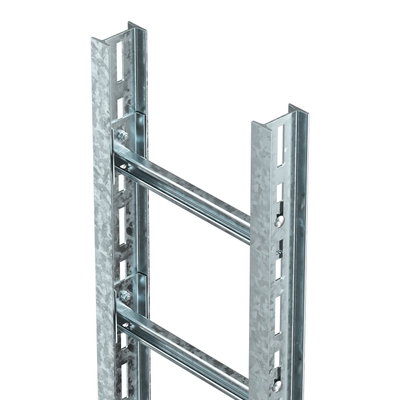 Escada vertical Distância entre degraus 300mm 400x3000mm Aço Galvanizado por imersão a quente após maquinação zinco