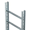 Escada vertical Distância entre degraus 300mm 600x3000mm Aço Galvanizado por imersão a quente após maquinação zinco