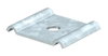 Peça de aperto para parafuso M10 60x40 Aço galvanizado pelo método Sendzimir zinco